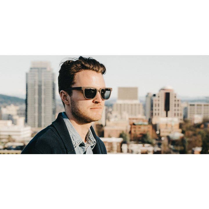 Shwood Eyewear - Wholesale Zonnebril - Uniseks - Prescott Wood zonnebril1