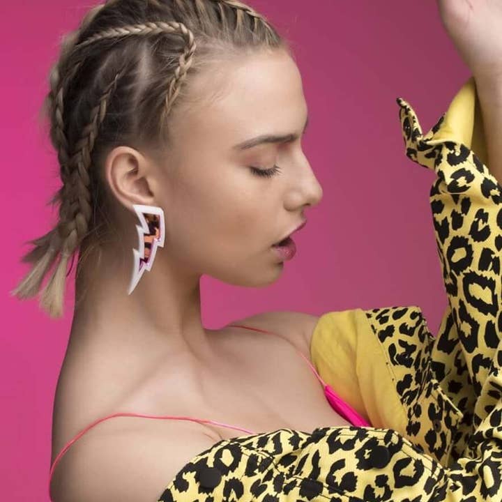 Thunder | Boucles d'oreilles pour la vente par Funk Da Queen