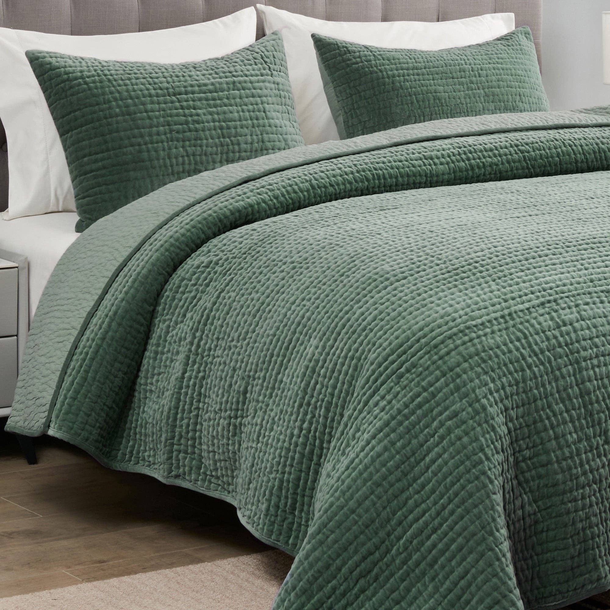 Mélange Home - Wholesale Quilt - Tamara Velvet Quilt Set21