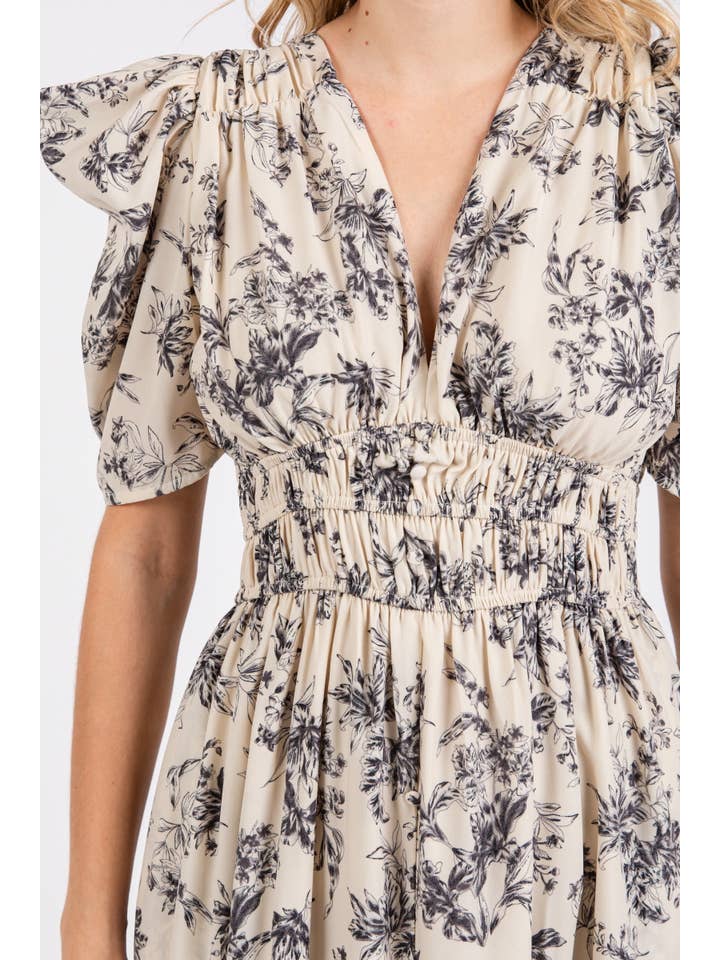 Peace Love Line - Wholesale Jurk - Dames - PL5166 - GEWEVEN MAXI-JURK MET BLOEMENPRINT7