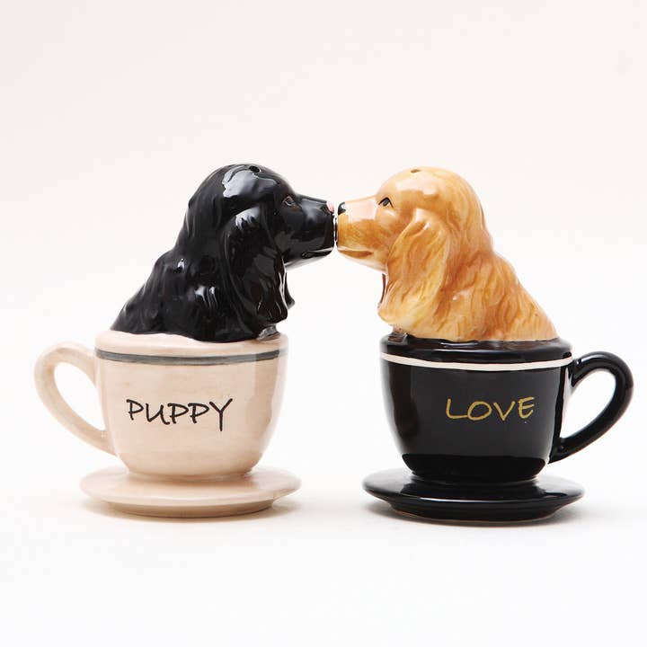 Pacific Trading – Engroshandel Salt- og peberbøssesæt – Teacup Cocker Spaniels Salt- og Peberbøsse Sæt1