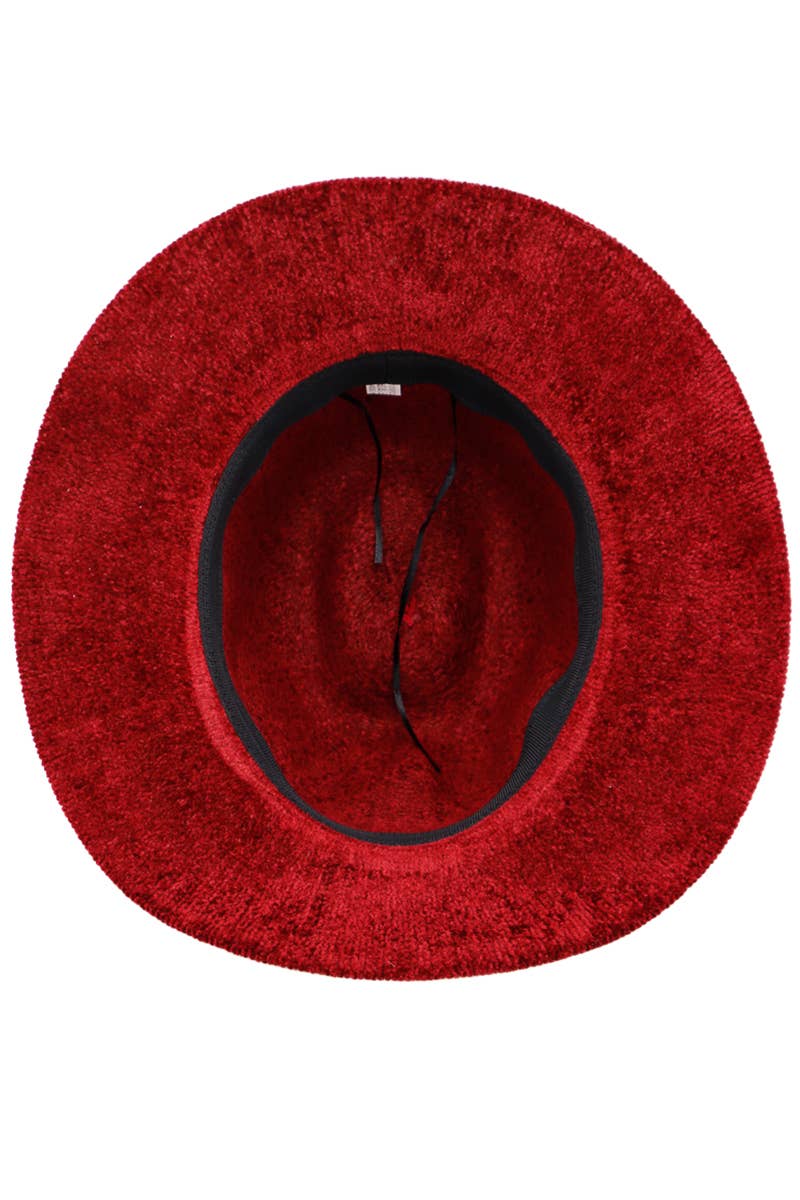 Cap Zone – wholesale Fedora – Women’s – Velvety Corduroy Woven Chenille Floppy Fedora Rancher Hat8