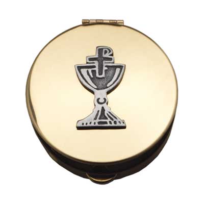 Abbey & CA Gift - Wholesale Decorative Box - Pewter Chalice Pyx