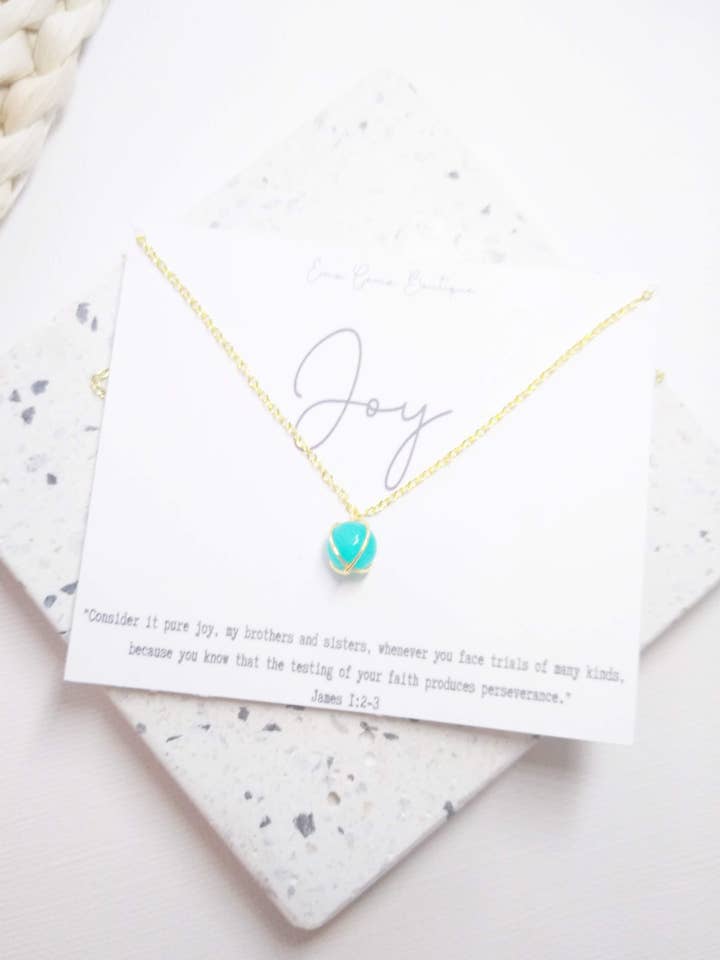 La collana della gioia, collana cristiana, gioielli cristiani per la vendita all'ingrosso da parte di Light Jewelry Co