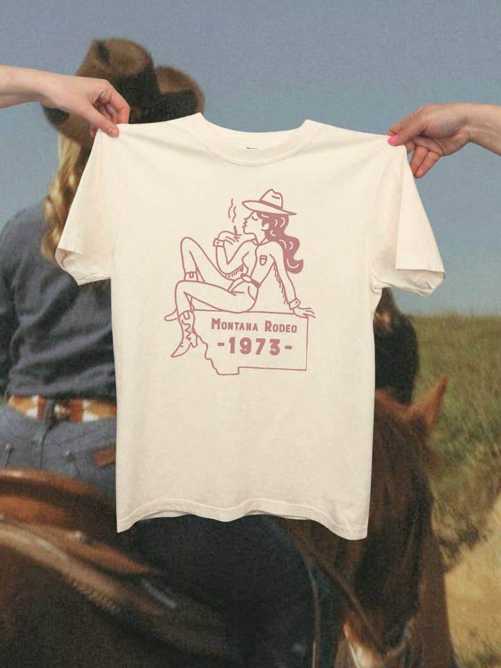 Maglietta Rodeo Montana per la vendita all'ingrosso da parte di Intrigue Ink