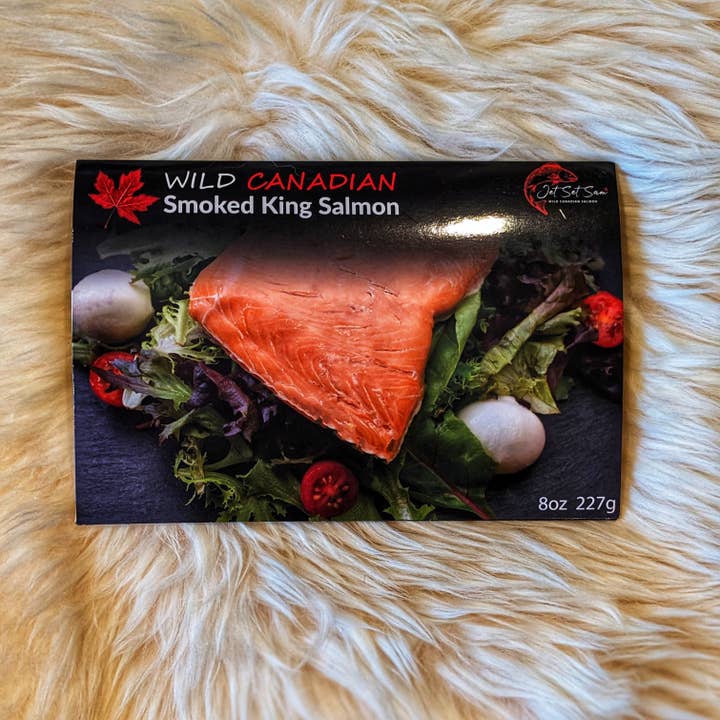 Vancouver Smoked Salmon - Wholesale Fish/seafood - Wild Canadian King Smoked Salmon Retort Pouch Shelf Stable