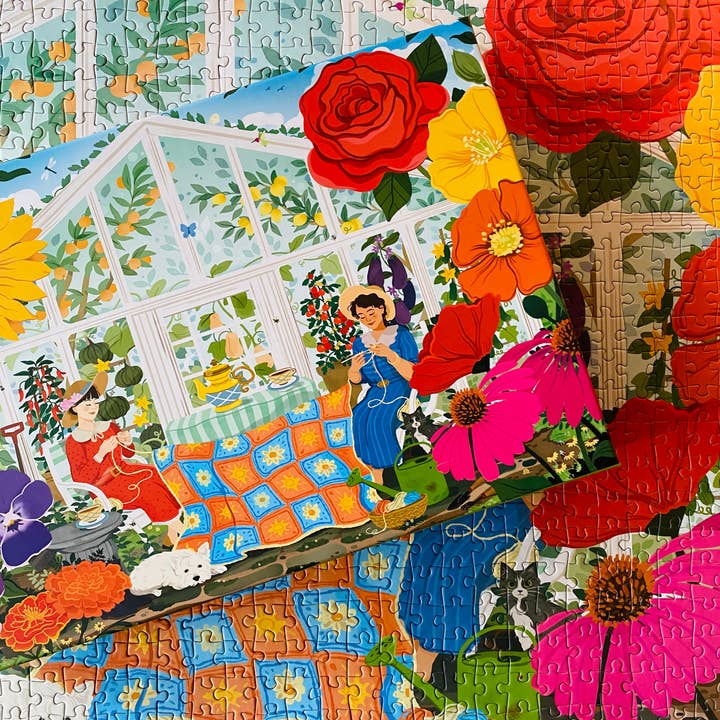 Penny Puzzle - Wholesale Puzzle - Adult - GARDEN OF FRIENDSHIP 1000 piece jigsaw puzzle2