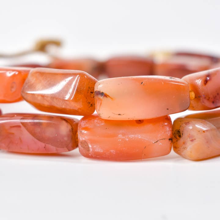 Rectangle Carnelian Stone Beads for wholesale by Africa Direct
