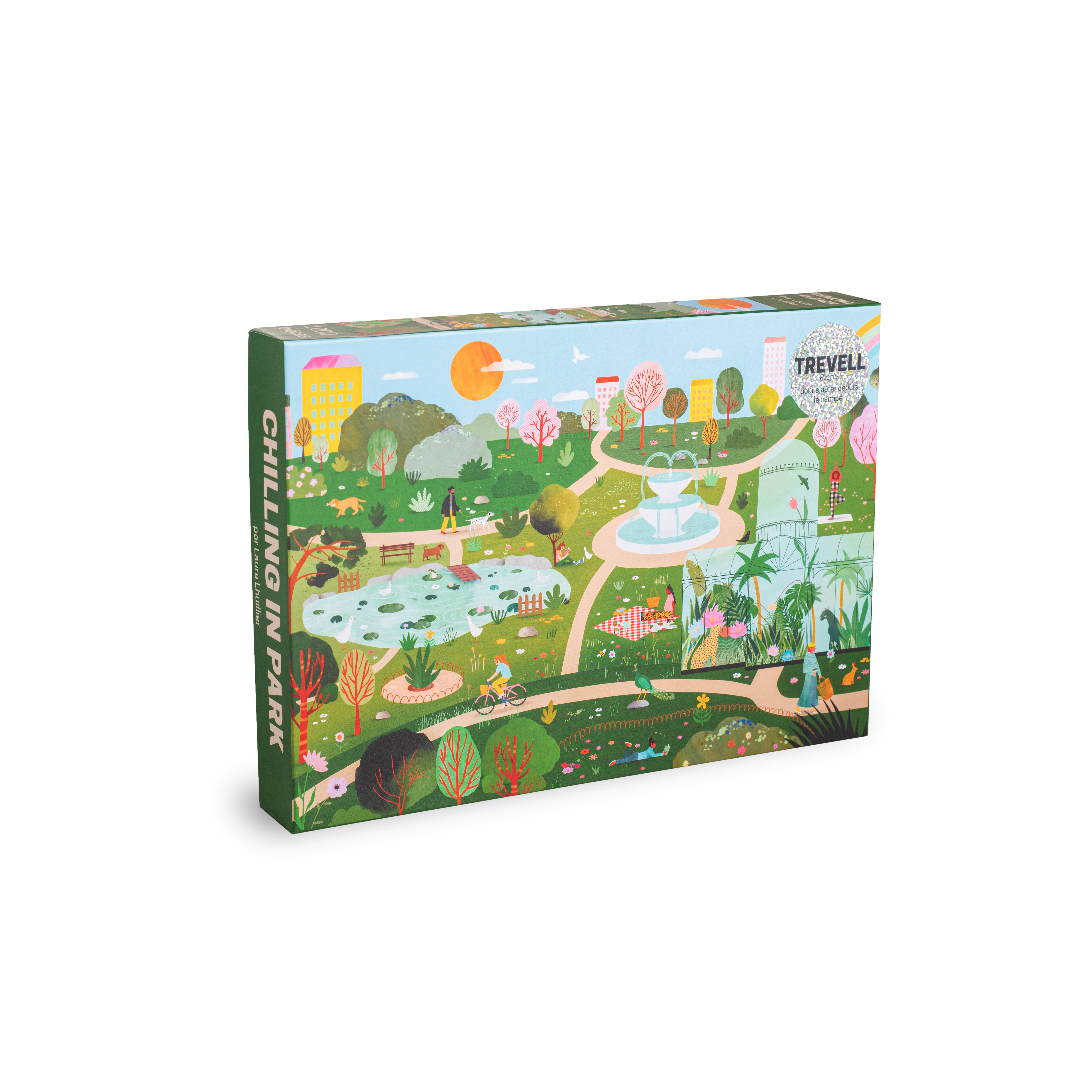 Trevell - Wholesale Puzzle - Adult - Chilling In Park Jigsaw Puzzle - Trevell - 1000 pieces