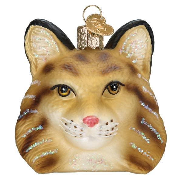 Old World Christmas - Wholesale Ornament - Bobcat Head Ornament1