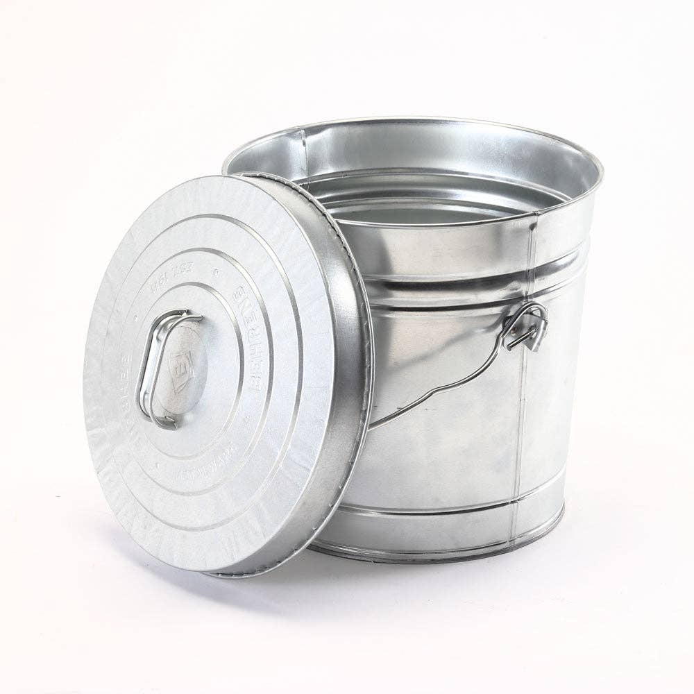 Birds Choice - Wholesale Bird Feeder - Galvanized Steel Locking Lid Seed Can with Lid - 6 Gallon1
