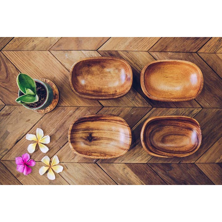 Woodware&Co - Wholesale Serving utensil - Acacia Wood Set Of 7 | Oval Design3