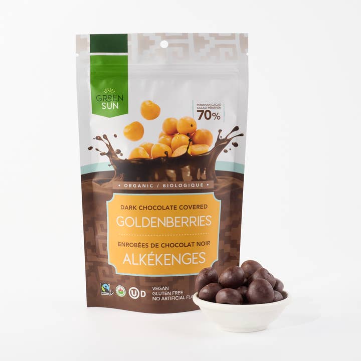 Green Sun Foods - Wholesale Chocolate Covered Sweets - 91 Gr Dark Chocolate Covered Goldenberries0