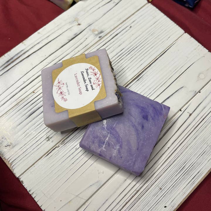 Lavender Cold Process Soap for wholesale by Peace Love and Lavender Soap