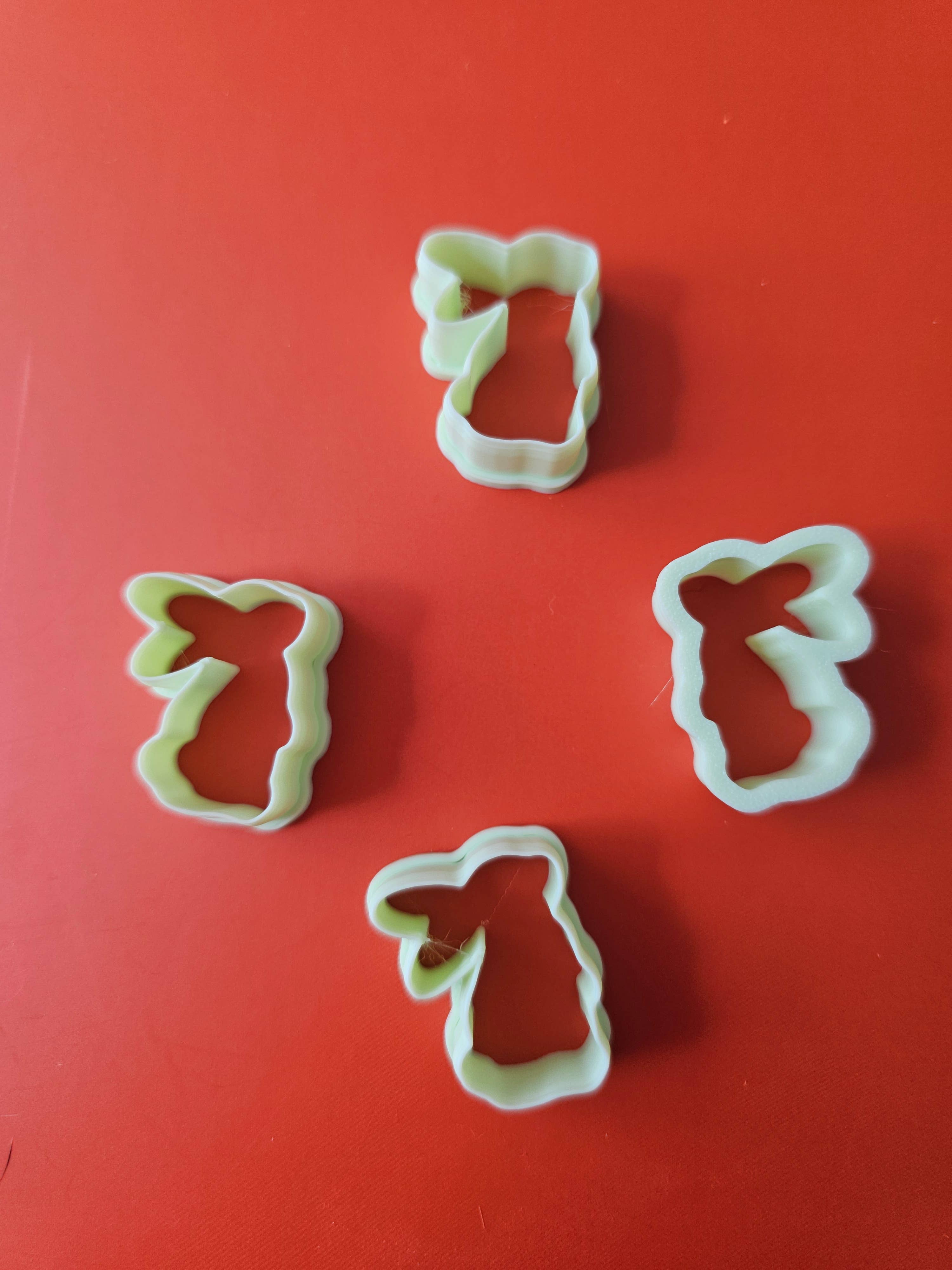 Carambola Desings - Wholesale DIY Jewelry - Kids - Easter Bunny clay cutter, Polymer clay Easter0