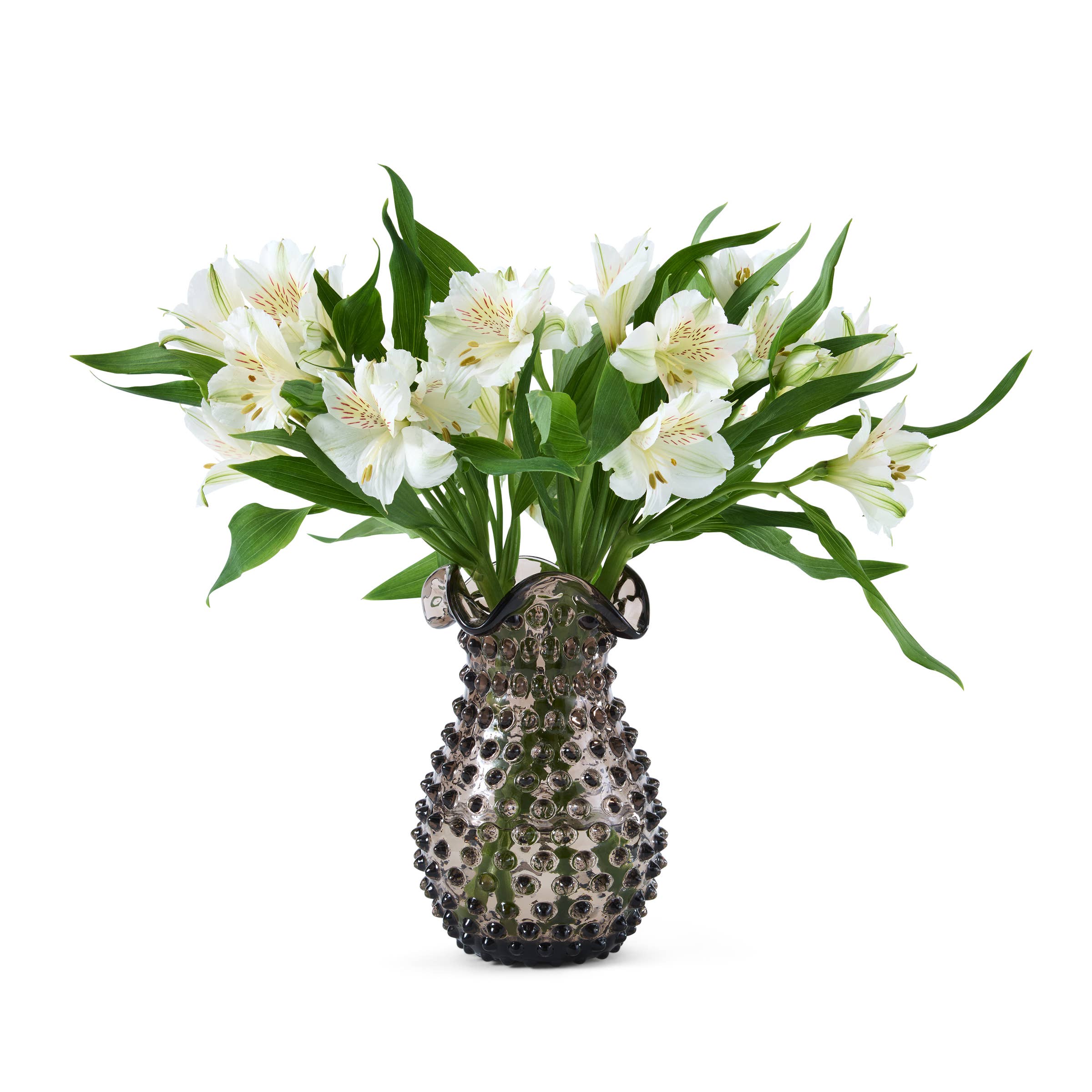 Maure Luxury Gifts - Wholesale Vase - Hobnail Vase | Smoky Amaro | Petal | Bohemian Crystal1
