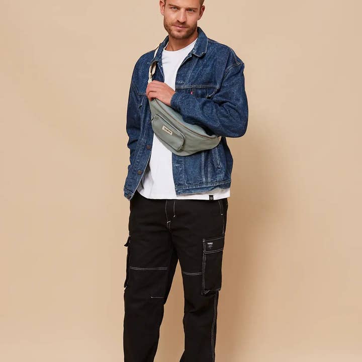 Hindbag - Wholesale Belt Bag - Women's - Sofia Sage green fanny pack
1