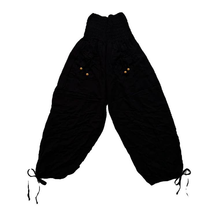 Pantalon ballon à taille élastique (ST-PANT-KN-2405) pour la vente par Shop Therapy