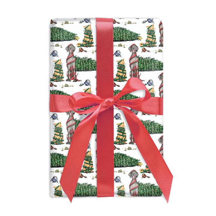 Roll - Doggone Meowy Christmas Gift Wrap for wholesale by Good Juju Ink