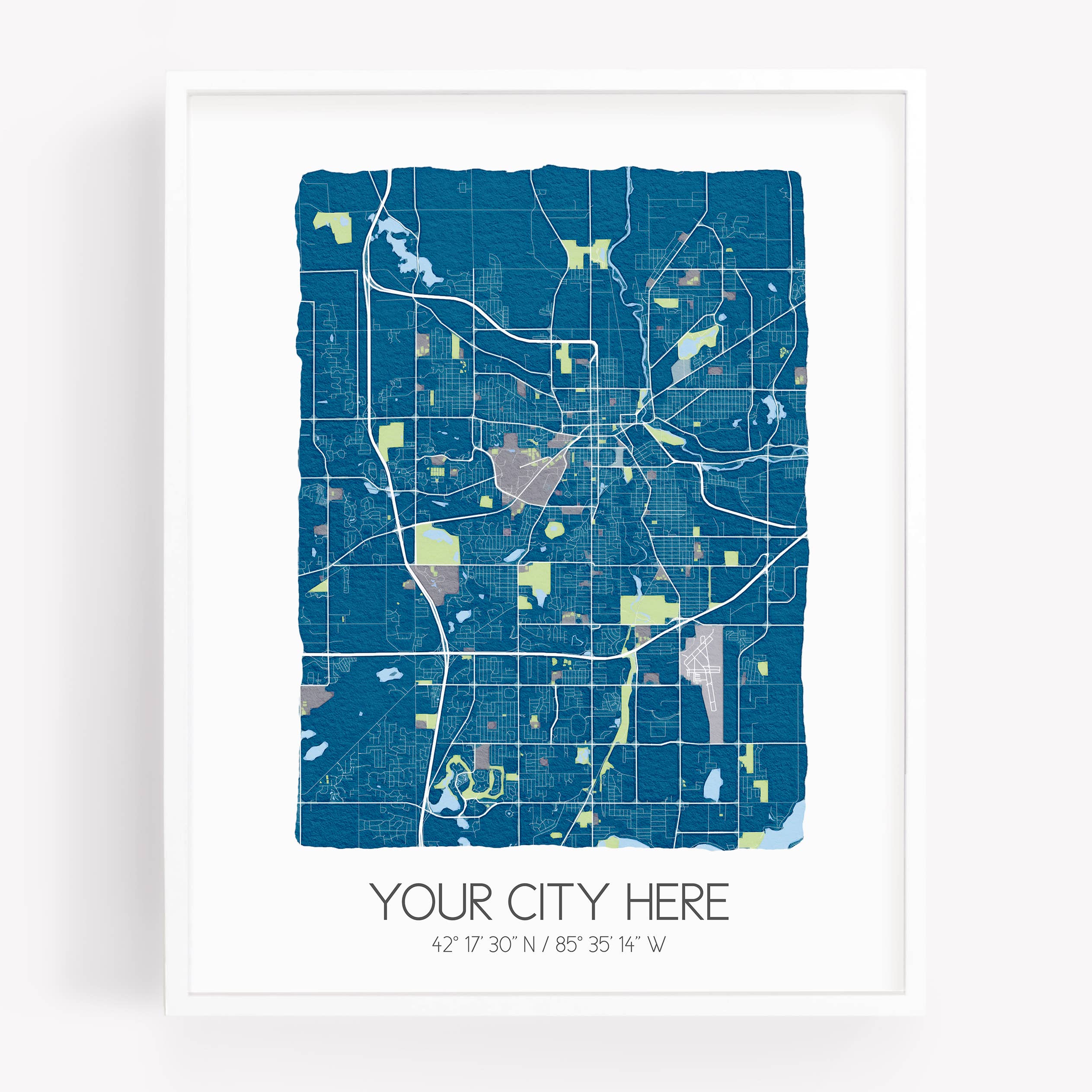 Sparks House Co. - Wholesale Art Print - City Map Print - Your City - Custom Order - Customizable23