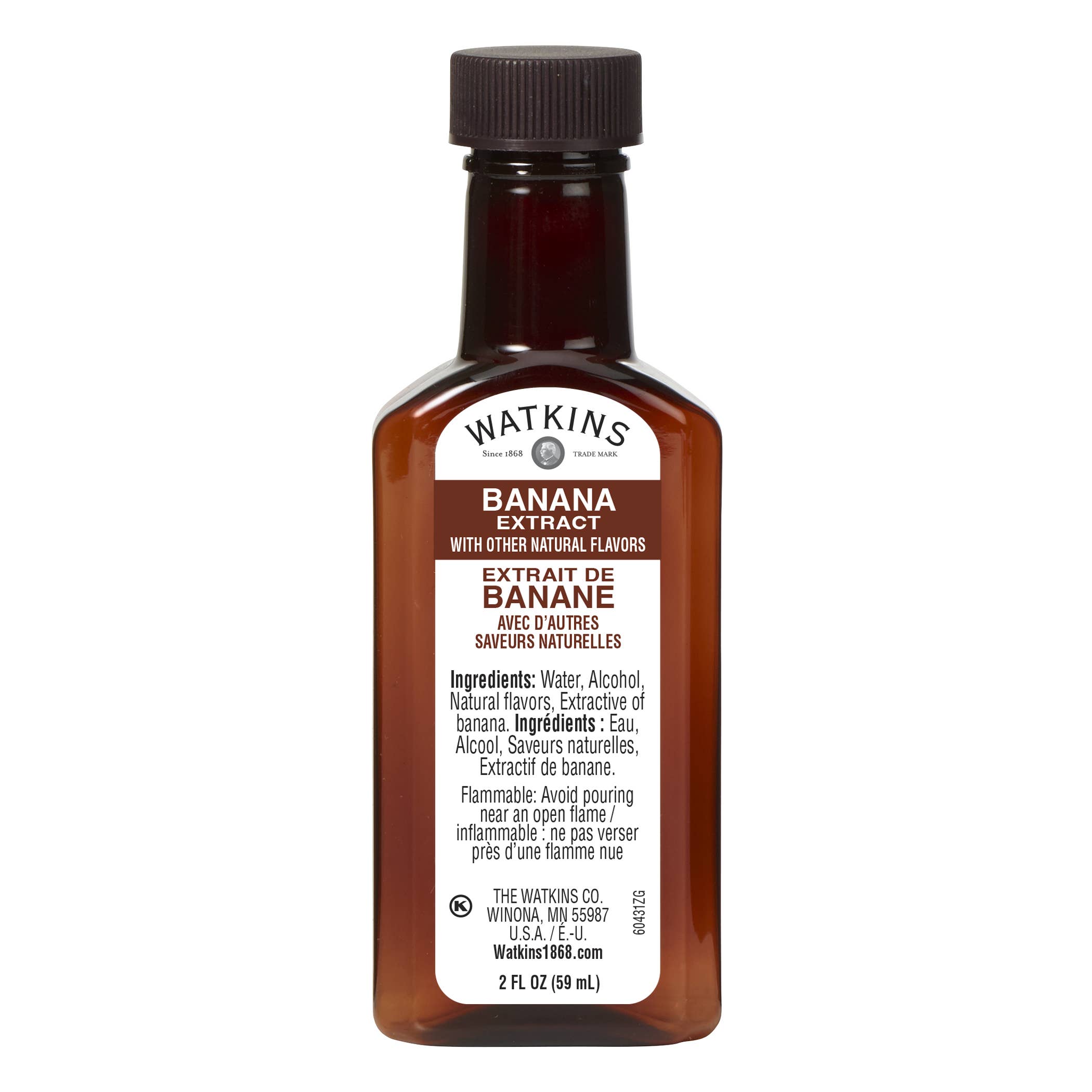 The Watkins Co. - Wholesale Vanilla/Fruit Extract - Banana Extract 2 fl oz1