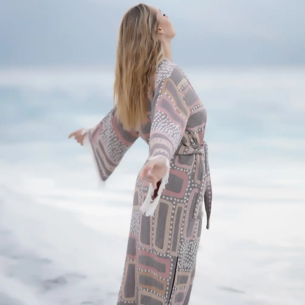 Bagno Milano - Vente Peignoir – femme - Collection de peignoirs et ponchos en peshtemal bio Bagno Milano35