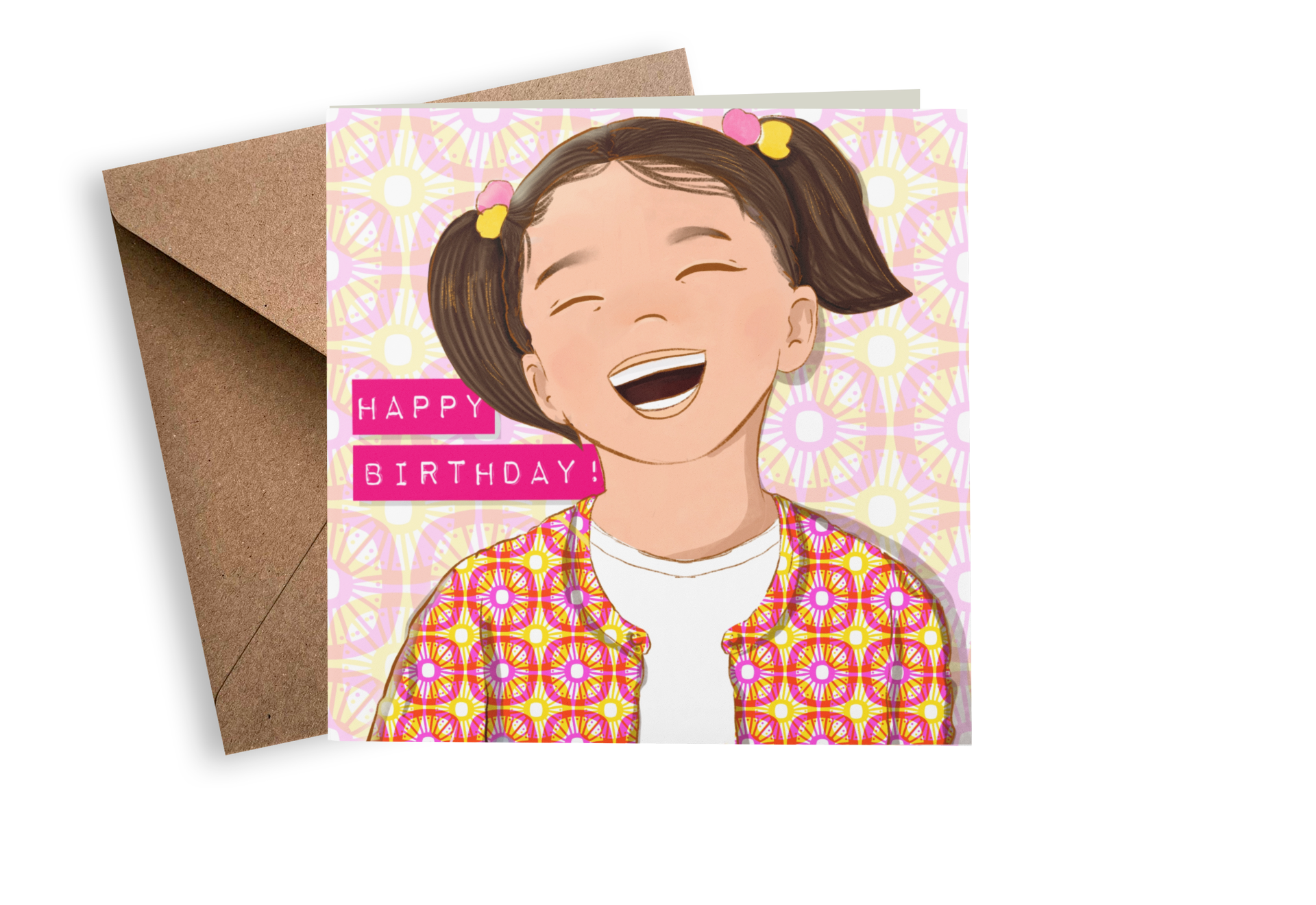 Aziza Illustrates - Vente Cartes d'anniversaire - Carte d'anniversaire pour fille2