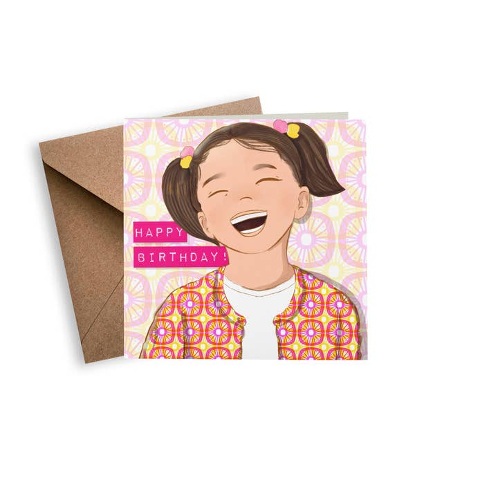 Aziza Illustrates - Wholesale Birthday Card - Birthday Girl Card3