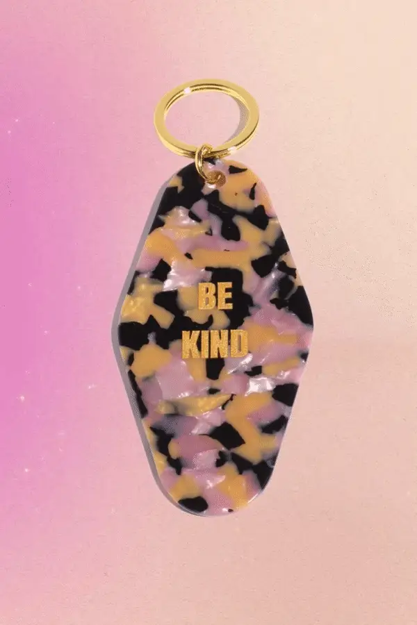 Be Kind Motel Keychain for wholesale by Mure and Grand