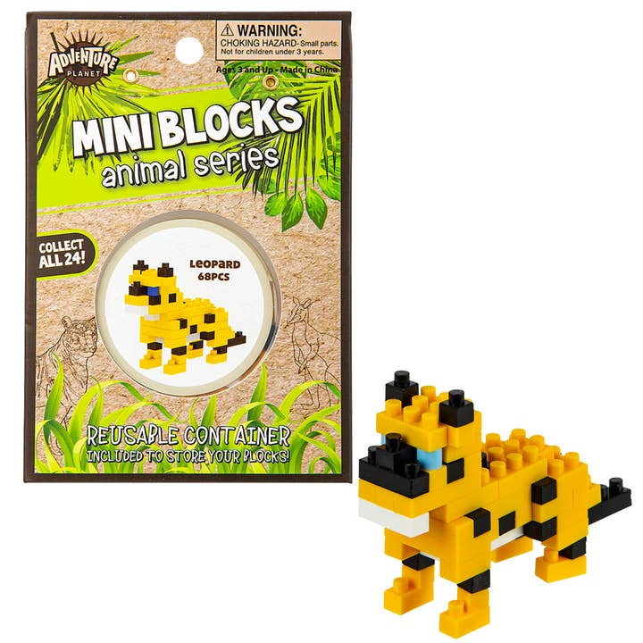The Toy Network - Wholesale Build-a-Toy - Kids - (T) MINI BLOCKS LEOPARD4