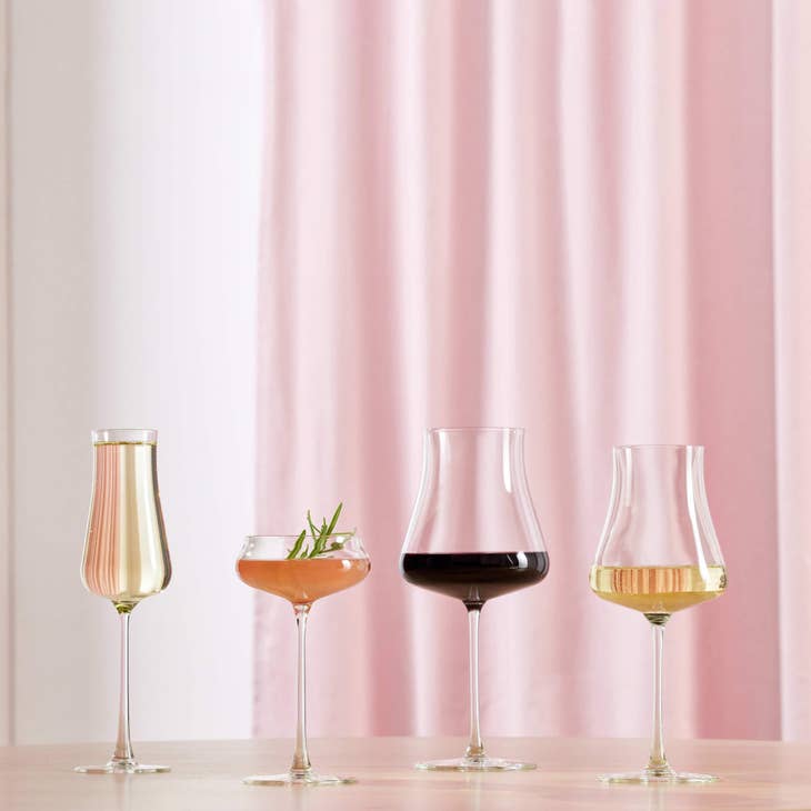 Libbey Entertaining Essentials Balloon Wine Glasses, 18-Ounce, Set of 6