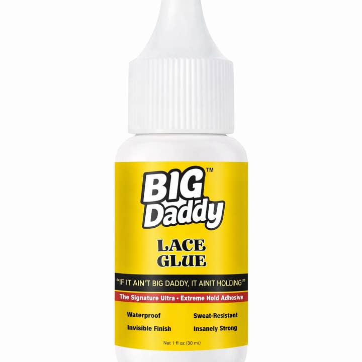 Colle à dentelle Big Daddy™ – Adhésif invisible à tenue extrême pour dentelle (résistant à l'eau et à la transpiration) pour la vente par UB BRANDS INC