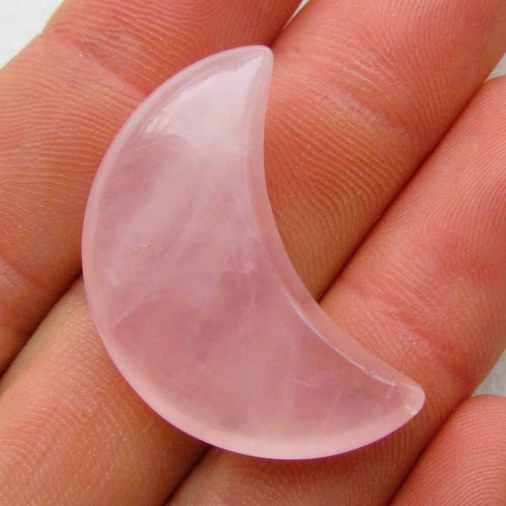 Rose Quartz Moon for engroshandel hos Over The Moon