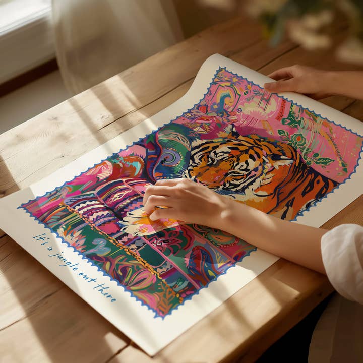 Seven Icons Store – wholesale Poster – Det är en djungel där ute, Tiger Poster