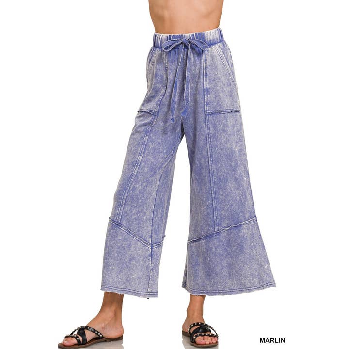 Blue Bunny Inc - Wholesale Athletic Sweatpants/Joggers - Women's - Exposed seam flare hem pants with pockets1