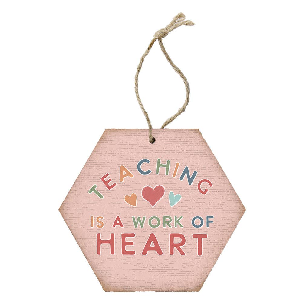 Sincere Surroundings - Wholesale Ornament - Teaching Work Of Heart - Honeycomb Ornaments0