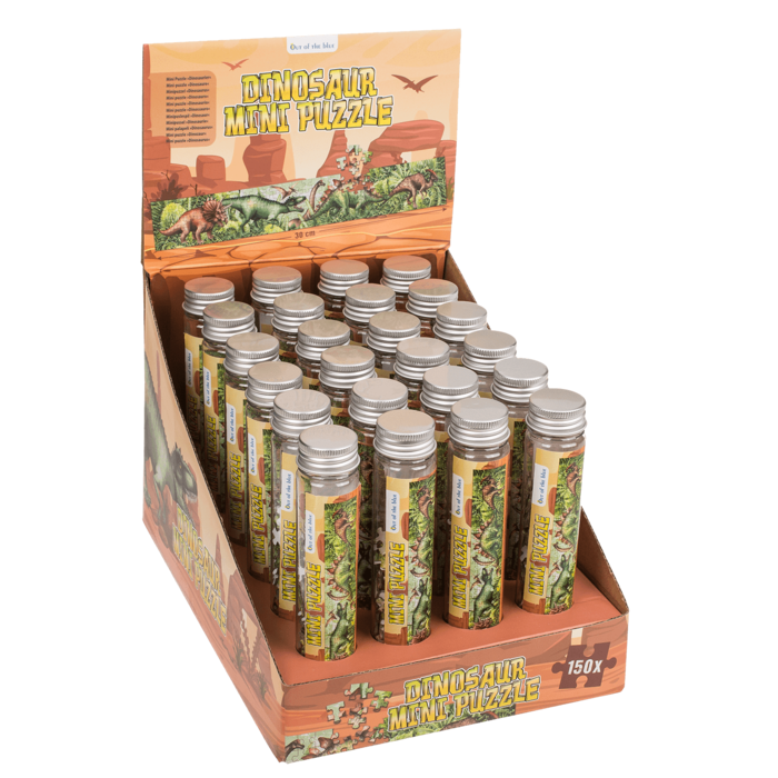 Out of the blue KG - Wholesale Puzzle - Kids - Mini-Puzzle, Dinosaur, 150 pcs.,2