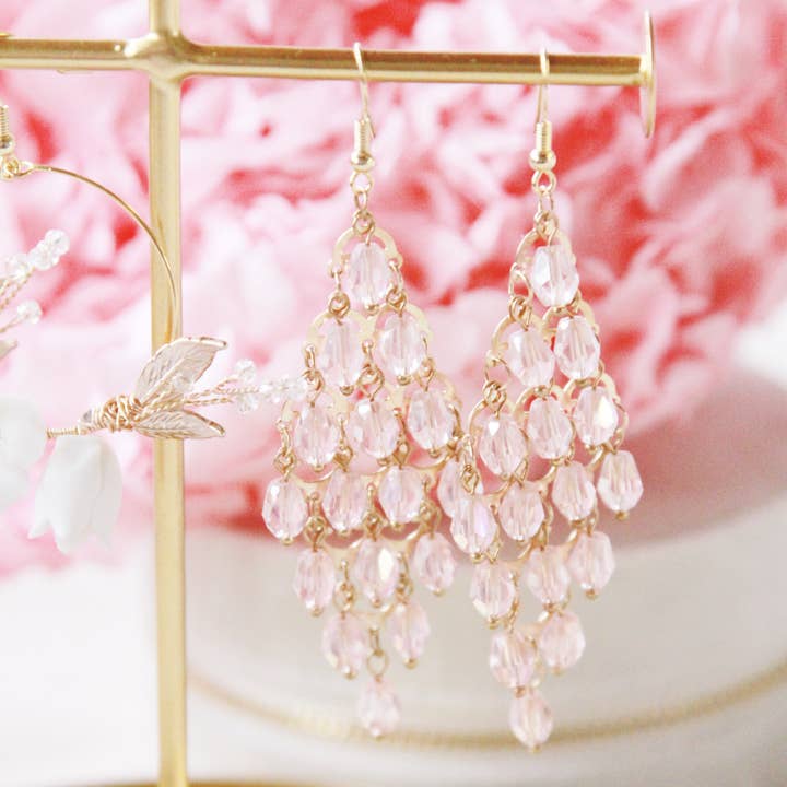 Lily in love - Wholesale Dangle Earrings - “Nahla” bohemian chic wedding earrings0