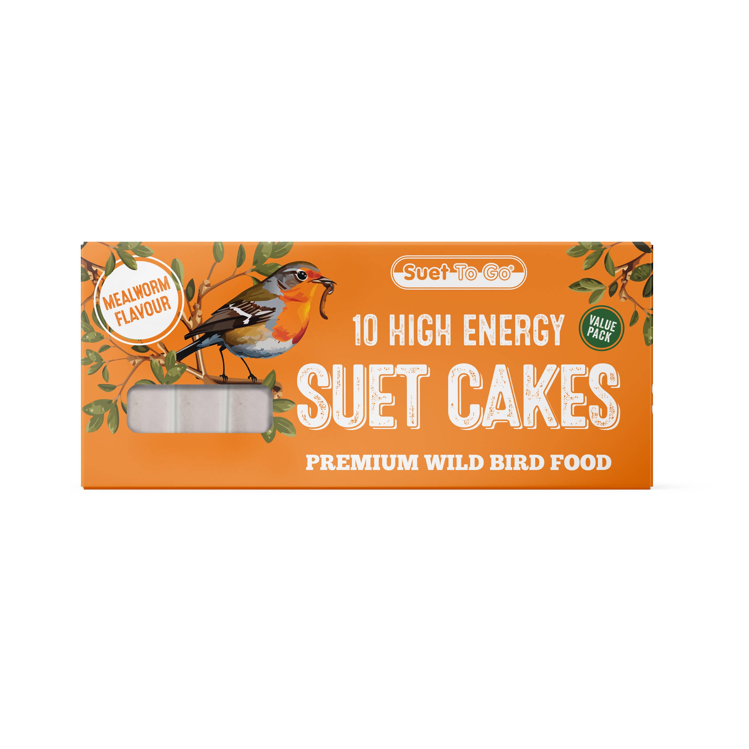 Natures Grub – wholesale Pet food – Not cat/dog – Suet To Go Suet Cake 10pk - Mealworm | Wild Bird Food0