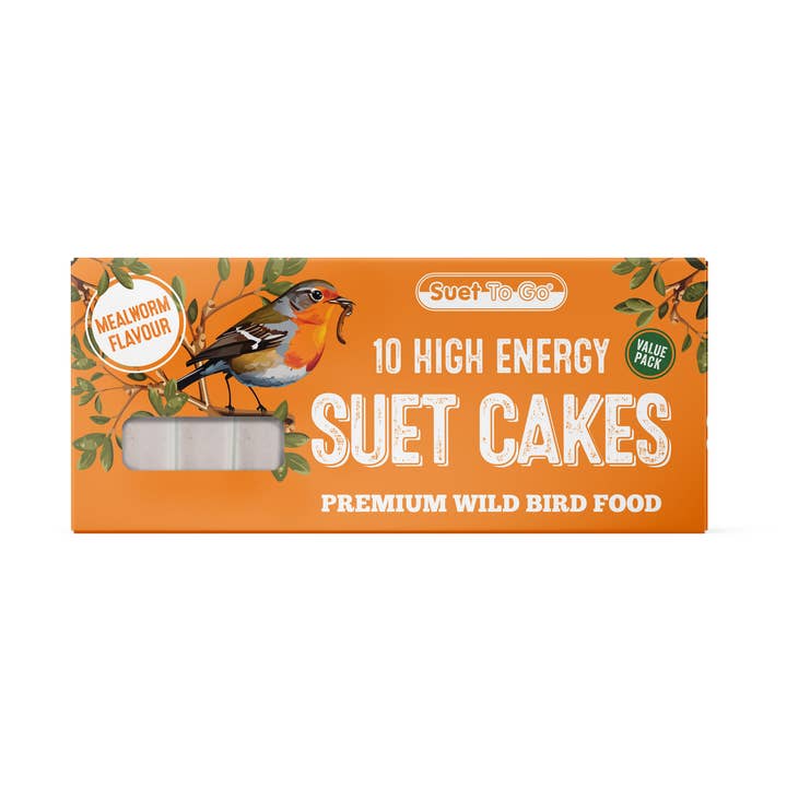 Natures Grub – wholesale Pet food – Not cat/dog – Suet To Go Suet Cake 10pk - Mealworm | Wild Bird Food0