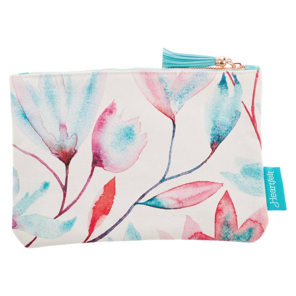 Christian Art Gifts - Wholesale Pouch - Women's - Zipped Pouch Canvas Pink Petals Got This1