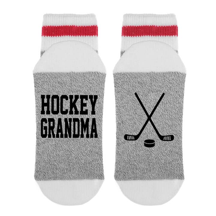 Sock Dirty to Me - Wholesale Socks - Women's - Hockey Grandma With Hockey Sticks - Socks