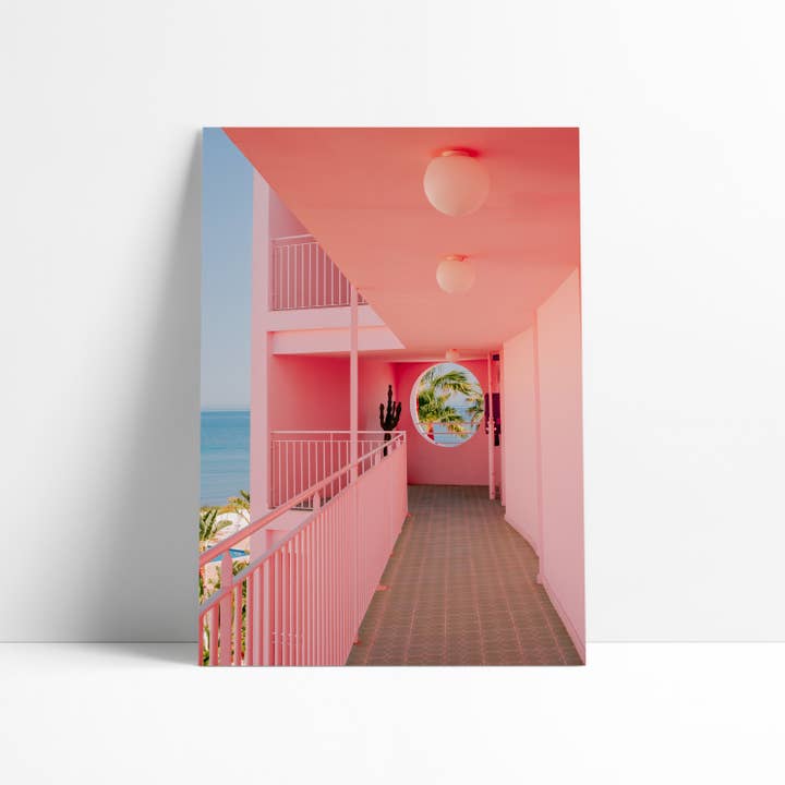 POSTER 30X40 CM - Pink Seventies for wholesale by David & David Studio