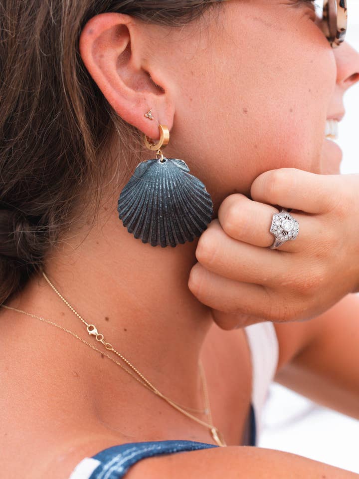 The Jessica Earrings for wholesale by Reshelled Jewelry