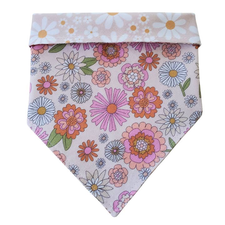 Wildflowers - Collier et bandana réversible pour chien pour la vente par Charlie & the Hound