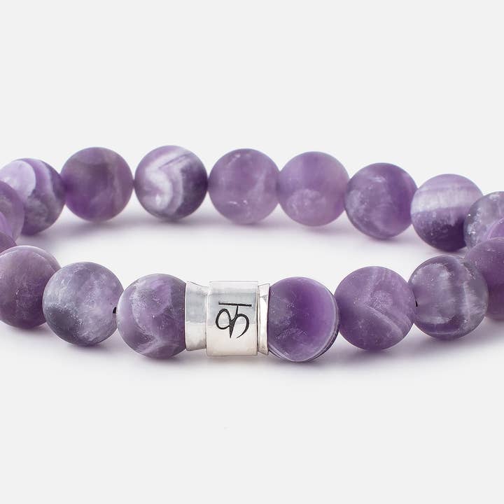 Matte Cape Amethyst Bracelet for wholesale by Kada Jewelry