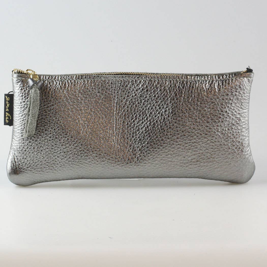 Zina Kao Exclusives - Wholesale Pencil Case/Pouch - The Metallic Pencil Case: 2 sizes! (Dean & Grant)1