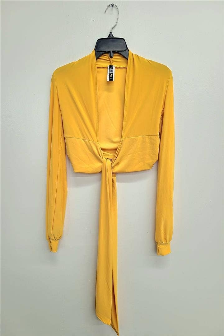 Uptown Apparel - Wholesale Knit Top - Women's - T5896 Front Knot Tie Crop Top23