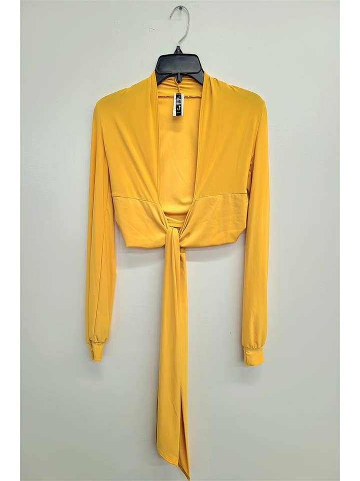 Uptown Apparel - Wholesale Knit Top - Women's - T5896 Front Knot Tie Crop Top23