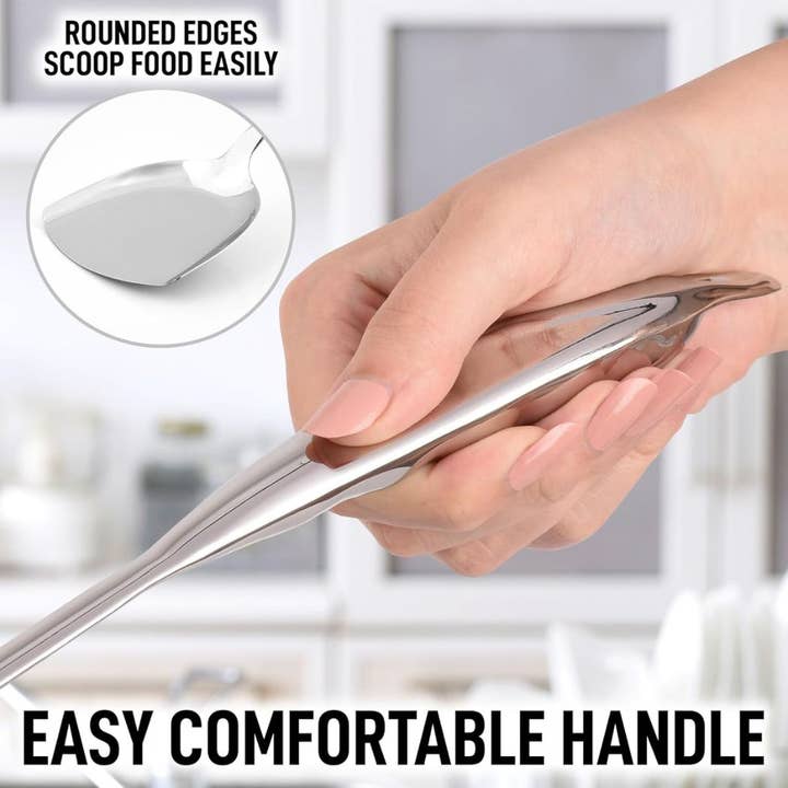 Zulay Kitchen - Wholesale Spatula/turner - Premium Wok Spatula Stainless Steel5